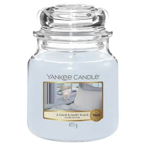 Yankee Candle A Calm and Quiet Place Duftkerze in blau von Yankee Candle