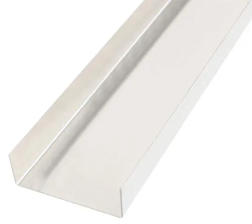 Alberts 462970 Glattblech | gekantet, U-Form | Aluminium, natur | 1000 x 20 x 58 x 20 mm