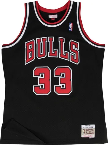 Mitchell & Ness Tshirts Nba Chicago Bulls Scottie Pippen Swingman, SMJYGS18151CBUBLCK97SPI, Größe: 193