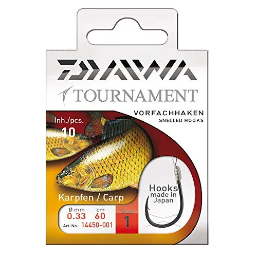 Daiwa Tournament Karpfenhaken, Gr.6, 10 Stück von DAIWA