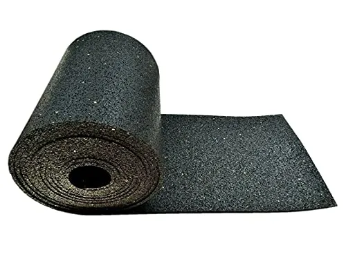 MelTruck Antirutschmatte Rolle 10m 5m x 25cm 3mm 6mm 8mm, Ladungssicherung Matte rutschfest LKW Anhänger Transport Gummi, DIN 75410 VDI 2700, schwarz (5 m x 25 cm x 6 mm)