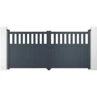 Produktbild Casanoov Flügeltor Santis 300x140cm Aluminium mit 2 Pfosten
