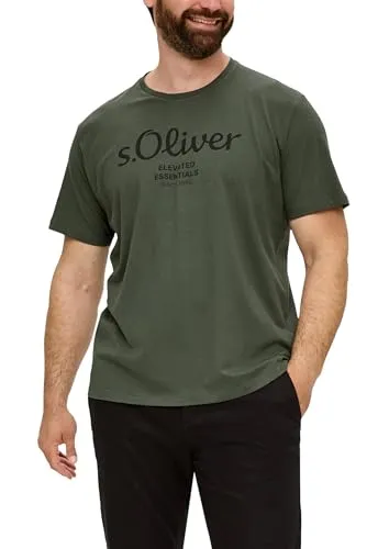 s.Oliver Baumwoll-T-Shirt mit Logo-Print
