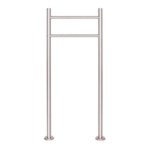 Schartec Briefkastenständer Edelstahl SBS-1 - Robuster Briefkastenständer aus rostfreiem Edelstahl V2A, ideal für Schartec Briefkästen. Mit flexibler Montagehöhe von 120 cm für individuelle Platzierung und Optik.