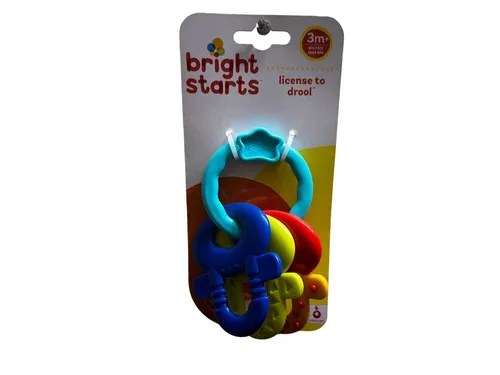 Baby Schlüsselbund Ring mit Beißelementen Licence to Drool | Bright Starts | NEU