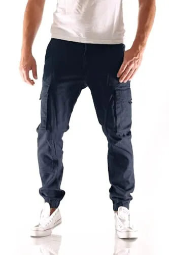 Herren Jack & Jones Cargo Jogger Pants Paul Flake AKM 542 - Wanderhosen mit schmaler Passform und praktischen Beintaschen, ideal für lässige und stylische Outfits. Perfekt für Abenteuer in der Natur oder entspannte Freizeitaktivitäten.