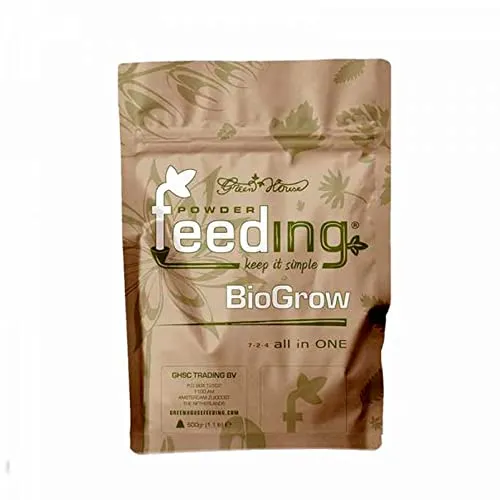 Green House Powder Feeding BioGrow Mineral Additiv Pulver (500 g) - Dünger für gesundes Pflanzenwachstum, reich an Mineralien und fördert die natürliche Entwicklung Ihrer Pflanzen.