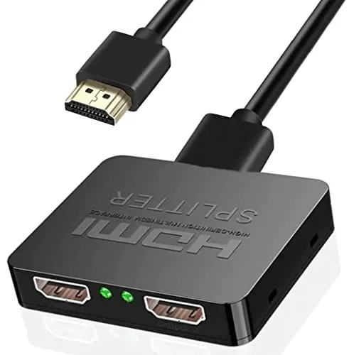 HDMI Splitter 1 in 2 Out 4K für Dual Monitore