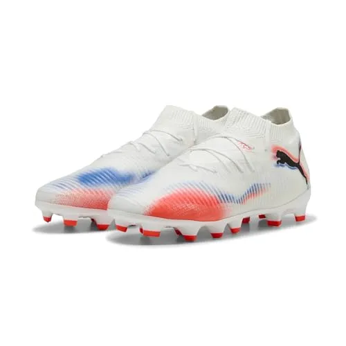 PUMA Herren Fussball-Rasenschuhe FUTURE 8 PRO FG/AG - Fußballschuhe für kreative Spieler, mit flexiblem Strickschaft und GripControl für optimale Ballkontrolle. Ideal für 360-Grad-Bewegungen auf dem Spielfeld.
