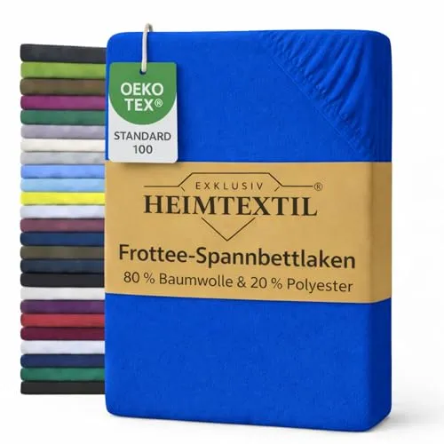 Exklusiv Heimtextil Frottee Spannbettlaken 140-160 x 200 cm