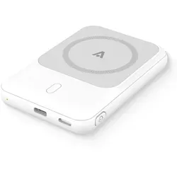 alkaya. Powerbank 5.000 mAh – Induktives Laden & Schnellladefunktion - Powerbanks – Schlanke 3-in-1 Lösung mit MagSafe-Funktion und USB-A-USB-C Ports. Ideal für unterwegs, bietet sie 65W Schnellladung und LED-Anzeige für den Batteriestatus.