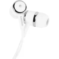 CANYON EPM-01 Mikrofon-In-Ear-Kopfhrer 1,2 m Mini-Klinkenkabel wei - Weiß