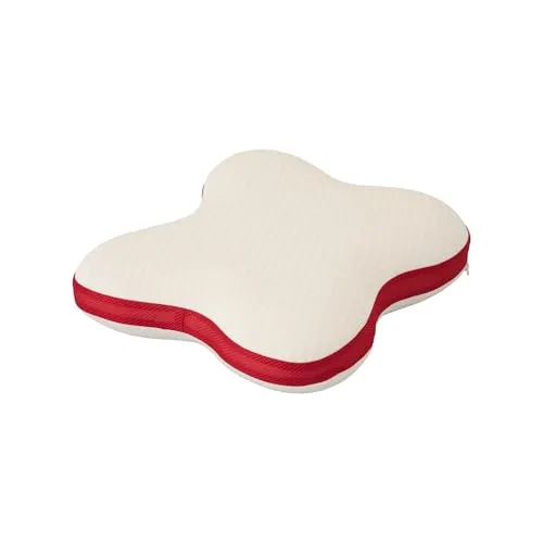 NORDIC SCHILLER Visco Pro Series Schmetterlingskissen 55x35x11/10 - Ergonomisches Schmetterlingskissen mit anpassungsfähigem Visco-Schaum für optimalen Schlafkomfort. Hypoallergen und pflegeleicht dank abnehmbarem, waschbarem Bezug.