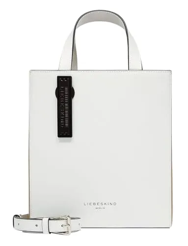 Liebeskind Berlin Women's Paper Bag Carter BI-Color Tote - Damen-Schultertaschen aus hochwertigem Leder, mit praktischem Reißverschluss und stilvollem BI-Color Design für jeden Anlass.