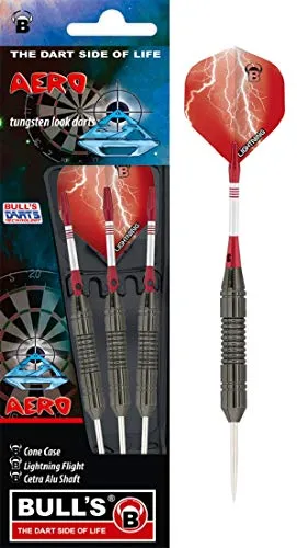 Bull's Aero Steel Dart, Schwarz, 20g