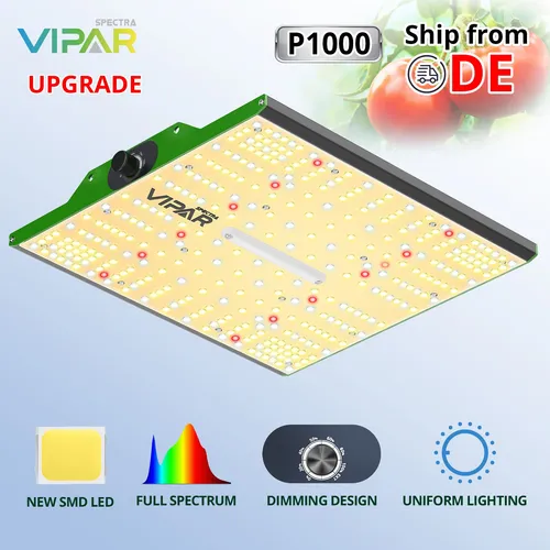 VIPARSPECTRA P600 P1000 P2000 LED Grow Light Vollspektrum Pflanzenlampe Veg IR