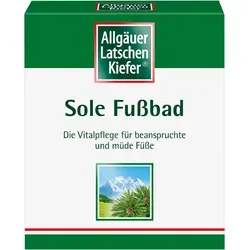 Allgäuer Latschenkiefer Sole Fußbad 10X10 g