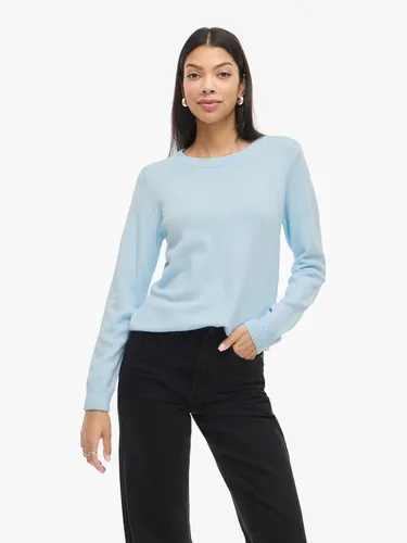 Vila Rundhalspullover VIRIL O-NECK L/S KNIT TOP - NOOS Viskosemischung, regular fit