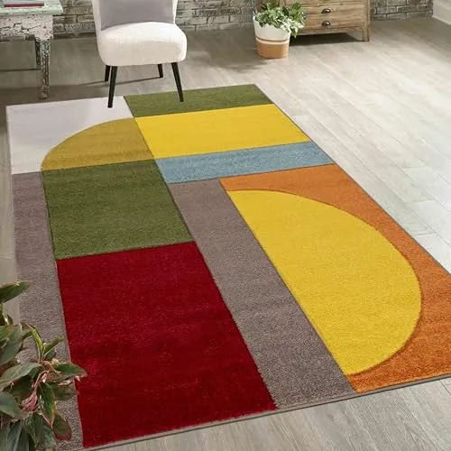 Mazovia Teppich Bunt in gelb von Mazovia