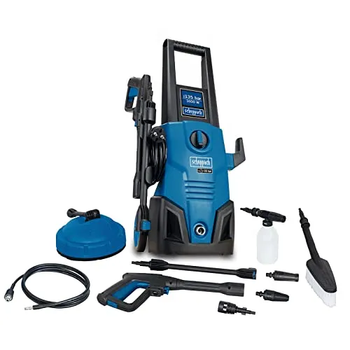 Scheppach Hochdruckreiniger HCE1600 inkl. 9-TLG. Zubehörset