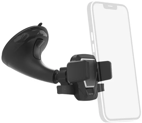 Hama Easy Snap Handy-Kfz-Halterung - Saugnapf für Handys bis 55 mm Breite, stabil und vielseitig einsetzbar in Fahrzeugen