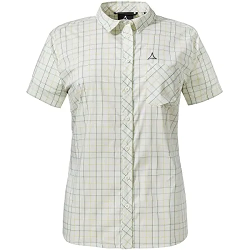 Schöffel Damen Burgspitz SH Bluse (Größe XL, weiss) von Schöffel