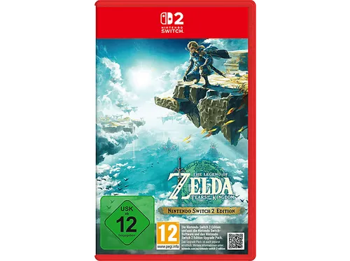 The Legend of Zelda: Tears of The Kingdom Nintendo Switch 2 Edition - Nintendo Switch-Spiel mit verbesserter Grafik, flüssigen Bildraten und neuen Abenteuern über Hyrule. Entdecke bewegliche Inseln und nutze die ZELDA NOTES für Unterstützung!
