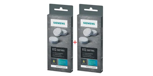 SIEMENS TZ80001A Reinigungstabletten - Reinigungsmittel für Siemens Kaffeevollautomaten, sorgt für pures Aroma und verlängert die Lebensdauer durch optimale Entfernung von Kaffeeölen.