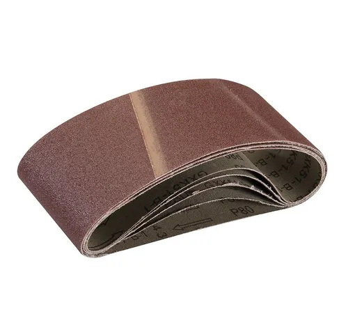 Schleifpapier 5 x Schleifbänder 75 x 457 mm K 80