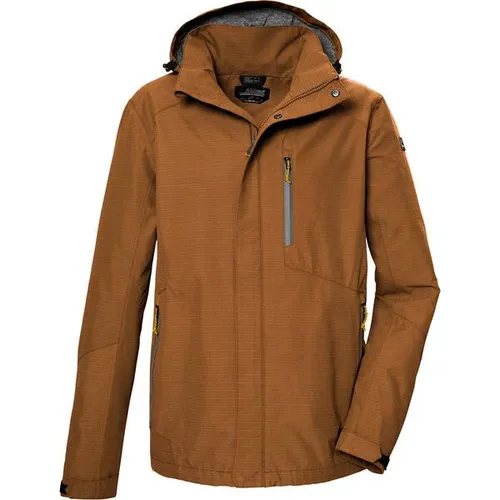 killtec KOS 256 Herren Funktionsjacke - Roasted Pecan XL - Die KOS 256 Herren Funktionsjacke von killtec vereint Stil und Funktionalität für Freizeit und Alltag. Mit wasserdichter Konstruktion und atmungsaktiver Membran bleibt man trocken und komfortabel, ideal für jedes Wetter.
