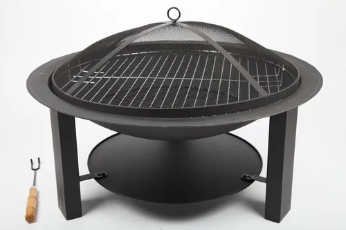 point-garden Feuerschale 73cm Gartengrill Grill Gußeisen massiv NEU