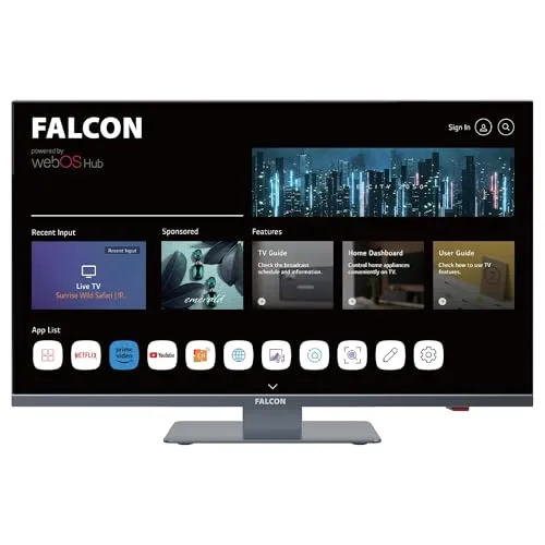 Falcon 22 Zoll Full HD LED Fernseher mit WebOS SMART von FALCON WORLD CLASS TECHNOLOGY