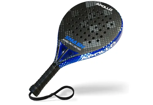 Apollo Tennisschläger Carbon Padelschläger – Stabil & Hochwertig - Hochwertiger Padelschläger für Anfänger und Fortgeschrittene aus robustem 3K Carbon. Ideal für Damen und Herren, inklusive praktischer Tragetasche.