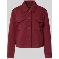 S.OLIVER Kurzjacke Damen Gr. 42 dunkelrot von s.Oliver