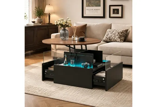 radelldar Couchtisch mit LED Beleuchtung