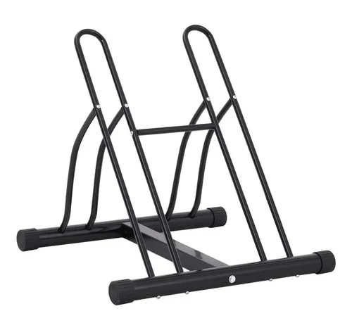 vidaXL Fahrradständer für 2 Fahrräder Freistehend aus Stahl