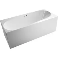 Bernstein Freistehende Badewanne ONDA 170x78 cm – Modernes Design - Elegante freistehende Badewanne ONDA aus hochwertigem Acryl, ideal für entspannende Momente. Mit doppelwandiger Bauweise für optimale Wärmeisolierung und bequemer Liegeposition.