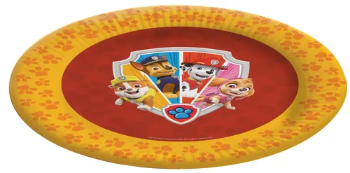 Pappteller Paw Patrol bunt Ø 23 cm 8 Stück von Weitere