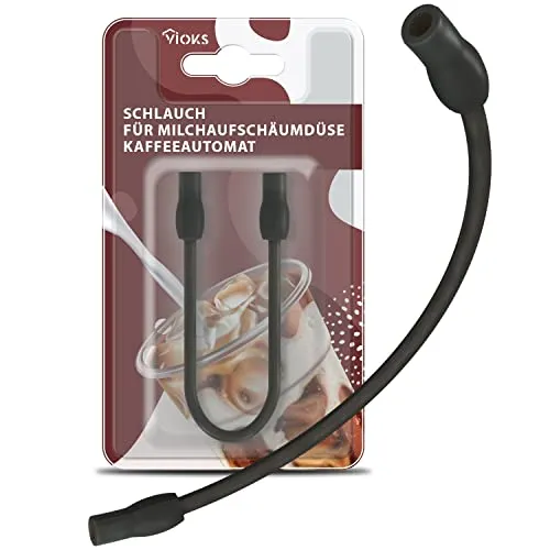 VIOKS Milchschlauch Milchrohr Ersatz für Siеmens 12004554 Schlauch für Aufschäumdüse 220mm an Kaffeemaschine VeroAroma 500, 700, EQ.6 series 300, 500, 700