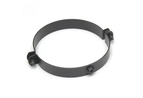Raik Ofenrohr 150mm mit Rohrschelle - Hochwertige Wandbefestigung für Ofenrohre, mit wärmeresistenter Senotherm-Lackierung. Ideal für eine einfache und langlebige Installation. Für Fragen erreichen Sie uns unter 0351-25930011.