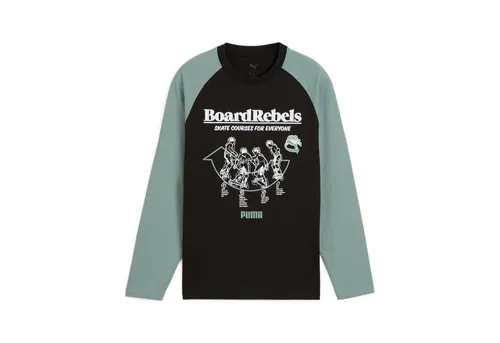 PUMA Langarmshirt MID90S LONGSLEEVE TEE B für Jugendliche, mit Raglanärmeln, Relaxed Fit