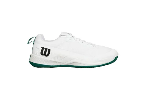 Wilson Herren Rush Pro 4.5 Tennis Shoe - Tennisschuhe mit 4D Support Chassis 2.0 für optimalen Halt und Stabilität. Ideal für alle Beläge, bietet dieser Schuh eine komfortable, unterstützende Passform und dämpft den Aufprall für kraftvolle Bewegungen.