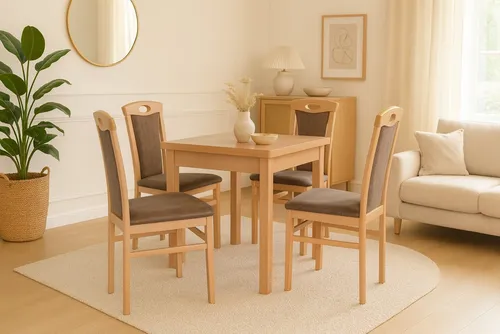 moebel-direkt-online Essgruppe Leander II, (Spar-Set, 5tlg. Set)