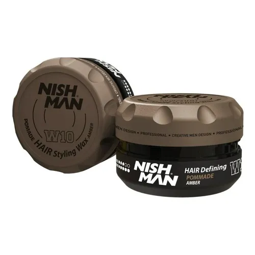 Nishman Wax W10 Amber Haarstylingwachs 100 ml in orange von Nishman