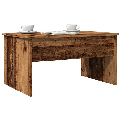 furnicato Vielseitiger Couchtisch 80x50,5x41,5 cm in Altholz