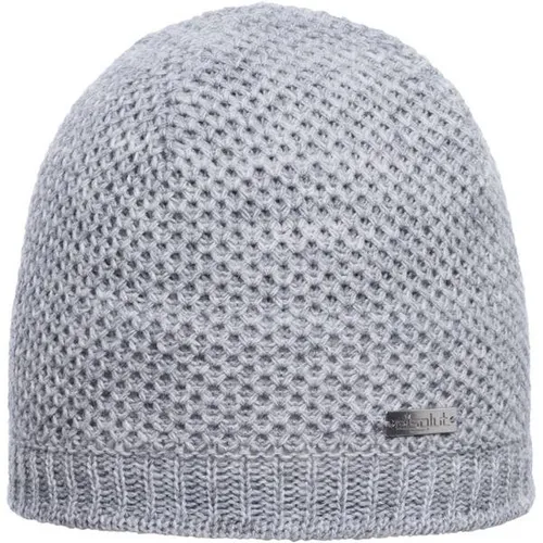 Eisglut Strickmütze Fayl SILBER MELIERT in silber von Eisglut