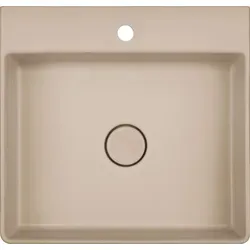 systemceram Aufsatzwaschbecken SANARA 50 in FANGO von systemceram