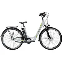 Zündapp Z510 E-Bike 28 Zoll Damenfahrrad - E-Bike für Damen mit 3-Gang Nabenschaltung, ideal für Alltag und Stadtfahrten. Genießen Sie Komfort und Flexibilität dank des Tiefeinsteiger Rahmens und einer Reichweite von bis zu 115 km!
