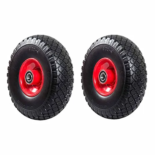 Robustes Ersatzrad für Sackkarre – Vollgummi, pannensicher - Sackkarren-Ersatzrad aus Vollgummi mit 20mm Achsbohrung, pannensicher und bis zu 110kg Tragkraft. Ideal für den Einsatz in Gewerbe und Industrie.