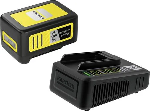 KÄRCHER Werkzeugakku Starter Kit - Lithium-Ionen 5,0 Ah mit Schnellladegerät, leistungsstark für effizientes Arbeiten